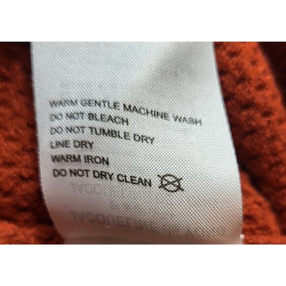Jacqueline De Yong Women Burnt Orange Sweater Size Medium - Picture 5 of 13